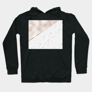 Monaco rose gold marble Hoodie